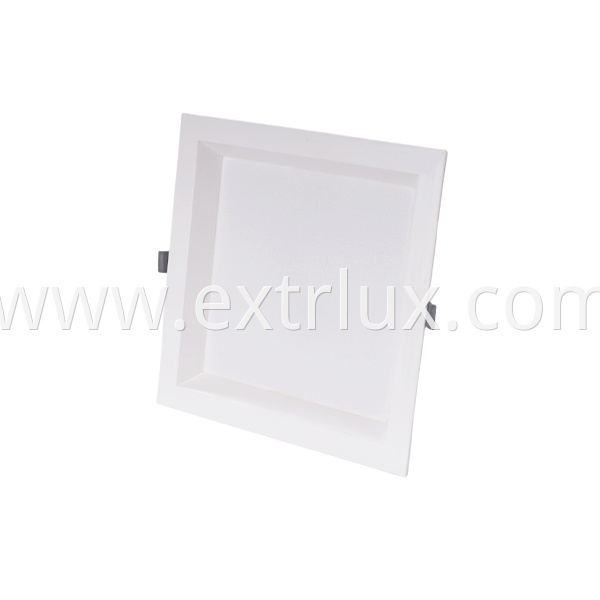 Led Recessed Square Anti Glare Downlight 12w Front
